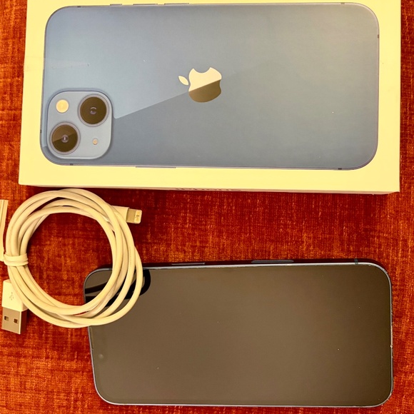 Apple iPhone 13 Smartphone - 128 GB - Blue (Unlocked) with Original Box - Picture 1 of 7